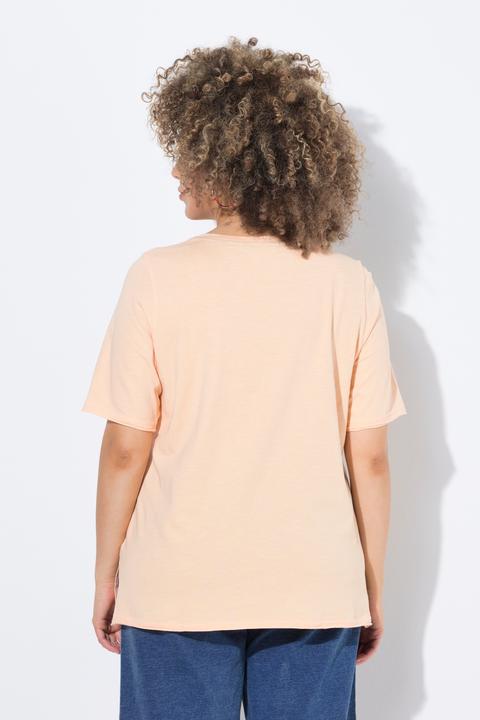 Immagine prodotto Ulla Popken T-shirt classica con Beverly Hills, scollo a V e mezze maniche (50, 52)