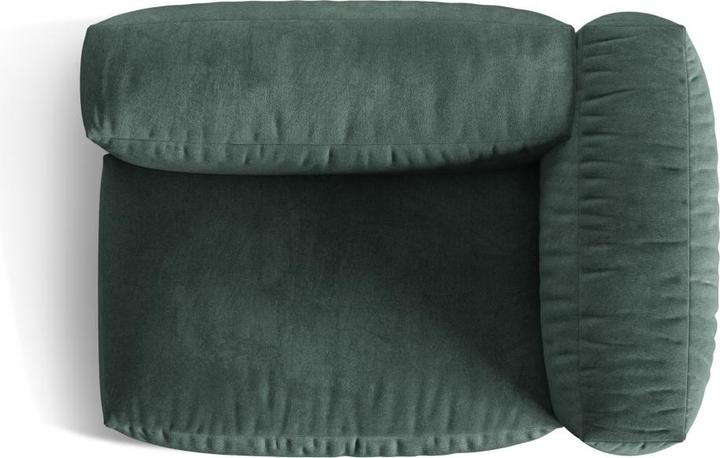 Image du produit Micadoni Chauffeuse Droit, "Martina", 1 Place, 121x106x75 Fabriqué en Europe (Canapé modulaire, 1 place)