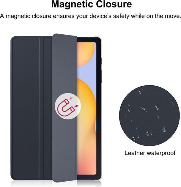 Image du produit MU Classic Étui en cuir pliable trois fois (Galaxy Tab A7 10.4 (2020))