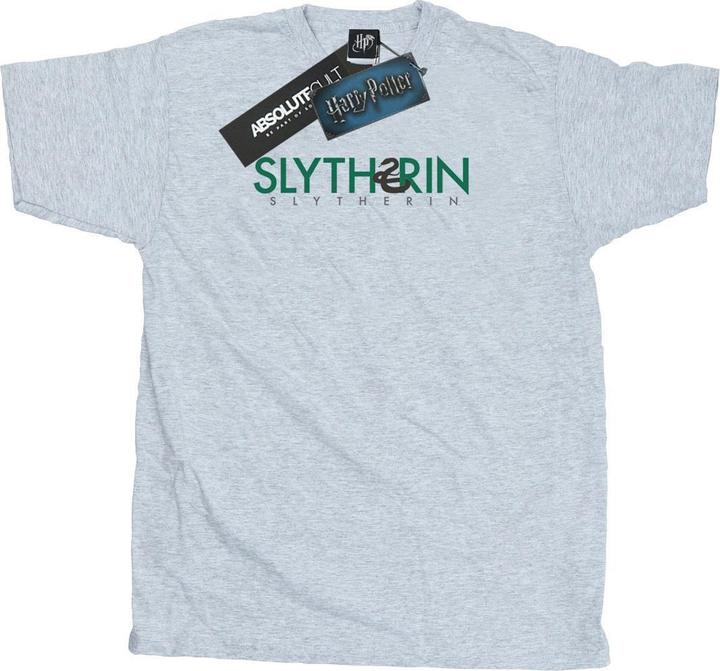 Actual product image Mens Slytherin Text T-Shirt (XL)