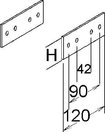 Immagine prodotto Niedax Connettori di testa in PRFV (12 cm)