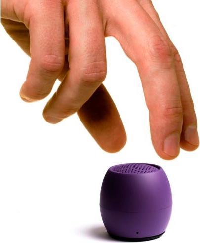 Actual product image Boompods Zero Bluetooth® Speaker Handsfree, Shockproof, Waterproof Purple (5 h)
