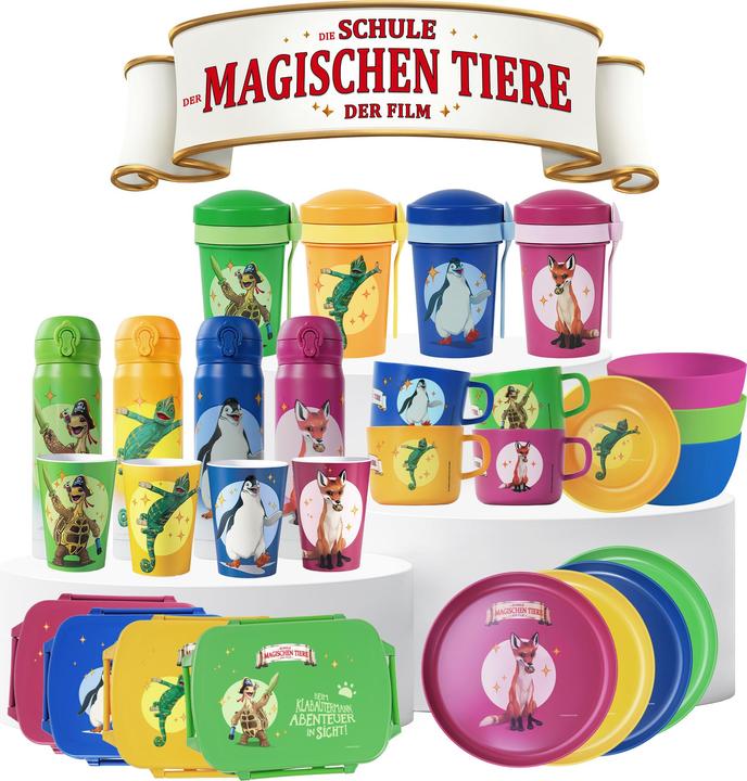 Produktbild Awave Die Schule der Magischen Tiere Müslibecher To Go 540 ml rPET | Grün, Henrietta