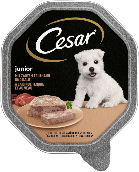 Produktbild Cesar Junior Truthahn/Kalb (Junior, 150 g)