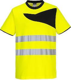 Portwest Gelbes Hi-Viz-T-Shirt, Grösse XL (XL)