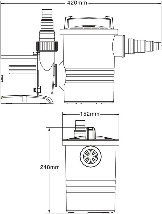 Actual product image SunSun Pool pump CPP-10000F