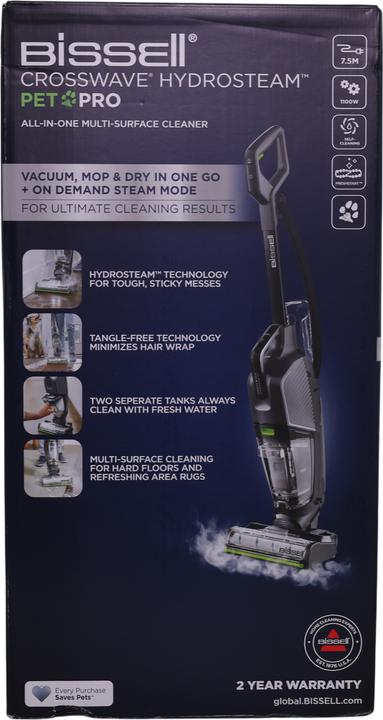 Actual product image Bissell CrossWave Hydrosteam PET Pro (Vacuuming + mopping)