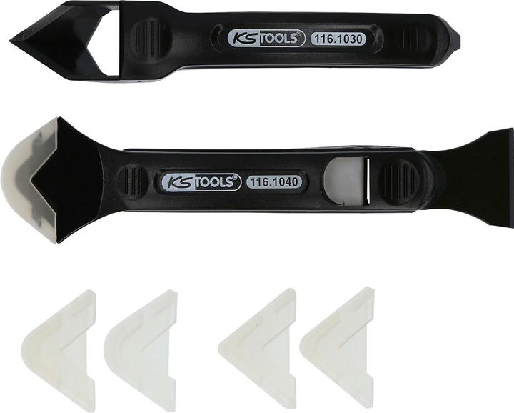 Actual product image KS Tools FUGENFIX silicone scraper and remover set