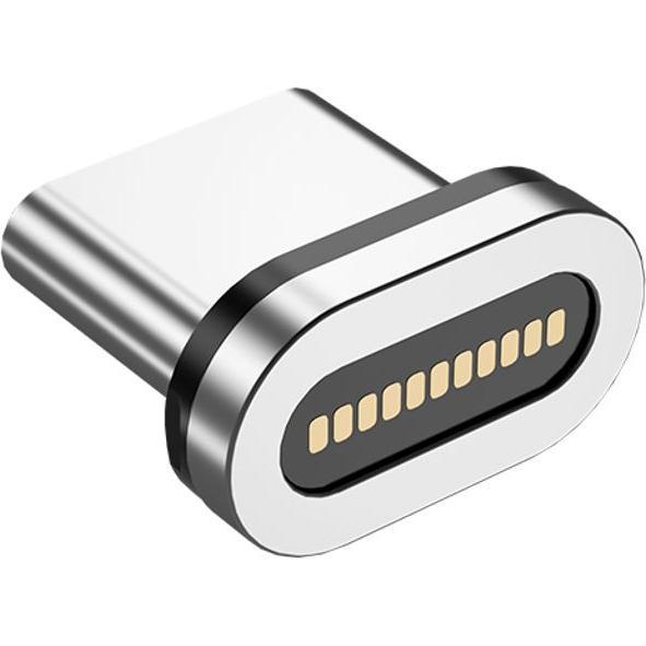 SIGN Magnetic Connector (USB Typ C, Lightning), Mobilgerät Adapter, Silber