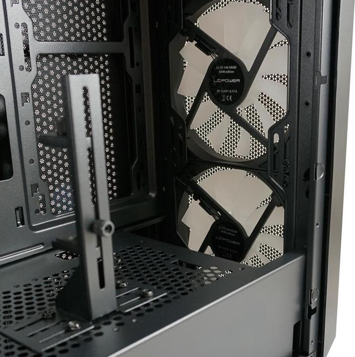 Actual product image Powercolor LC-Power Gaming 804B Obsession X RGB black retail case (ATX, mATX, Mini-ITX)