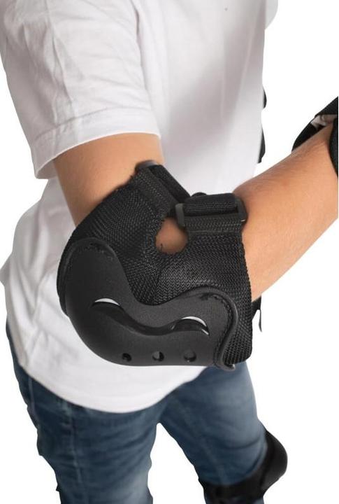 Productafbeelding New Sports Beschermerset zwart, maat XS tot 25 kg (XS, Polsbeschermers, Kniebrace, Ellebogen, 6 stuk)
