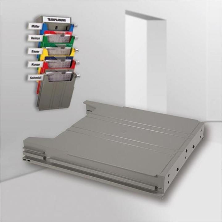Actual product image Eichner BIG wall-mounted sorting system, for format A4, filling height 34 mm, grey (A4)