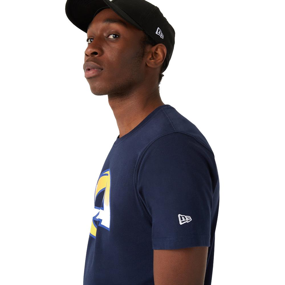 Thumbnail - New Era, Herren, Shirt, Basic Shirt - NFL Los Angeles Rams navy - M, Blau, (M)