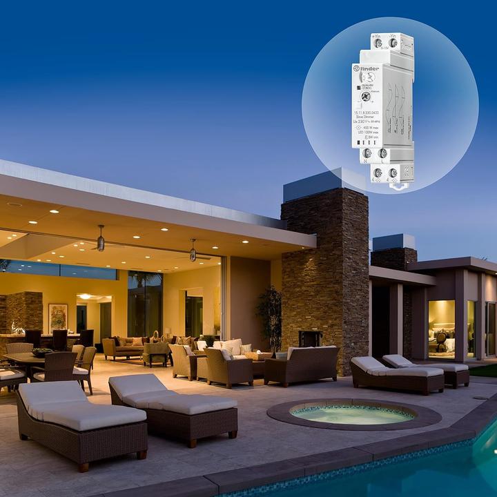 Produktbild Finder Dimmer elektronisch 230VAC, 400W, Slave 15.11.8.230.0400