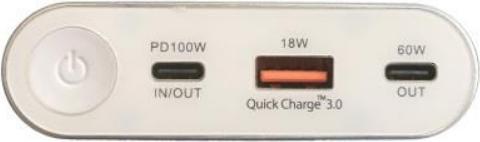 Image du produit DLH POWER BANK USB-C PD 100W 26800mAh (26800 mAh, 100 W, 100 Wh)