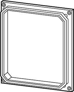 Produktbild Eaton Gehäusedeckel D200 D200-CI44 (L x B x H) 100 x 375 x 375 mm Transparent Passend für Serie CI (Gehäuse)