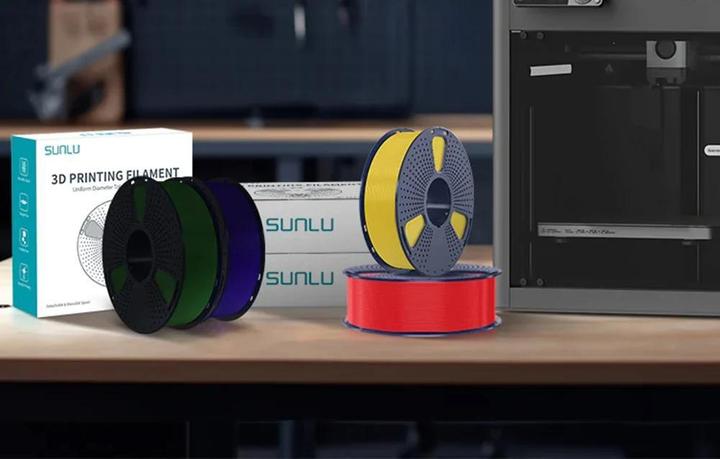Actual product image Sunlu Filament PLA+ High-Speed Oliwkowy (PLA+, 1.75 mm, 1000 g)
