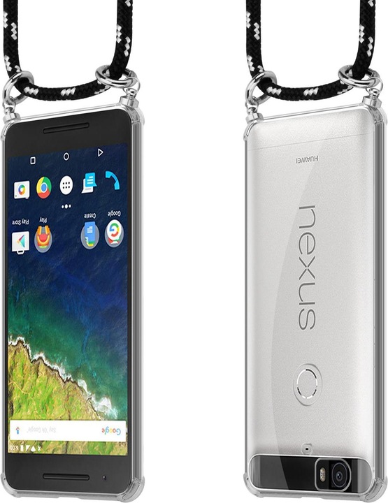 Produktbild Cadorabo TPU Handy Kette SILBER Cover