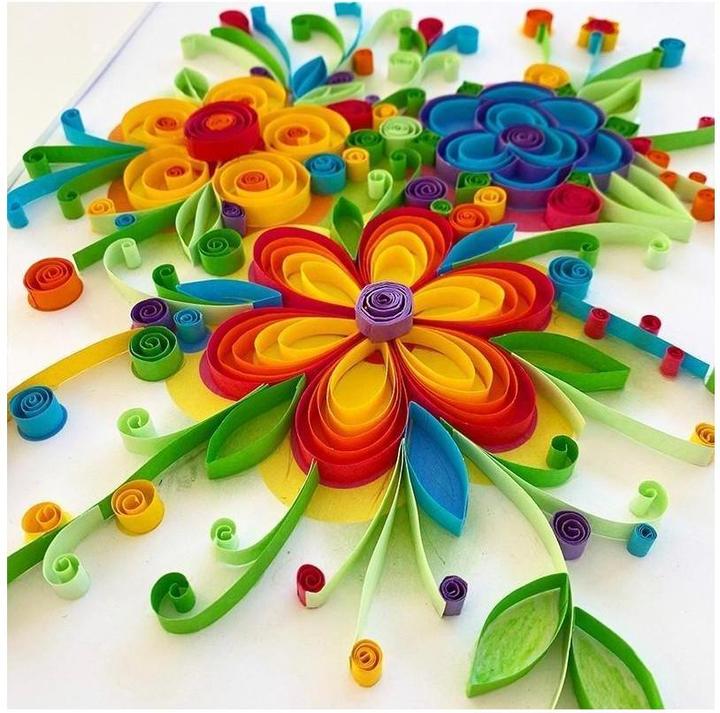 Produktbild Sentosphere Quilling'art Blumen