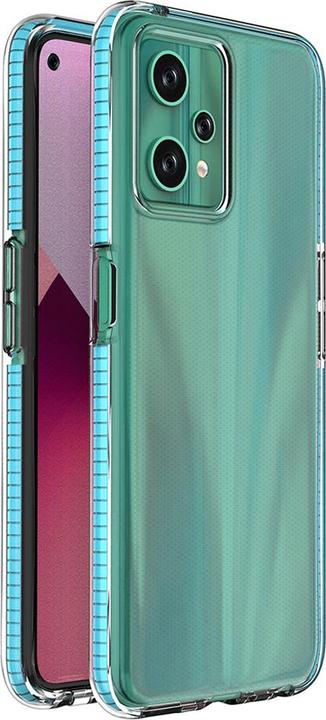 Hurtel Spring Case für Realme 9 Pro Silikonhülle mit Rahmen hellblau (Realme 9 Pro)