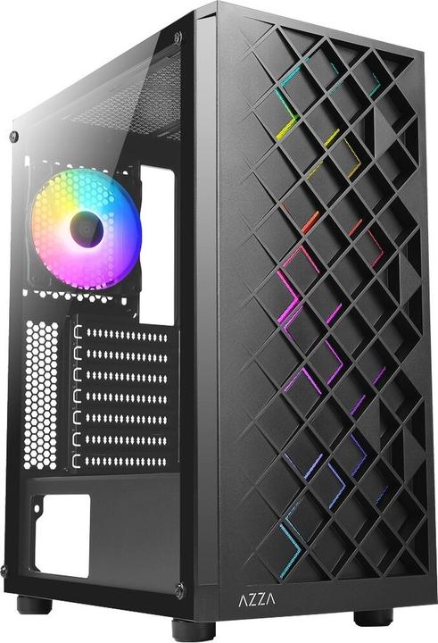 Azza Geh Midi ATX Spectra 280B tempered Glass ARGB (ATX, mATX, ITX)