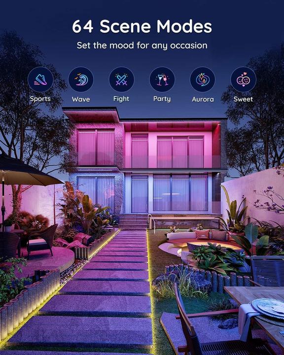 Productafbeelding Govee Smart Outdoor Wall light (1500 lm, IP65)