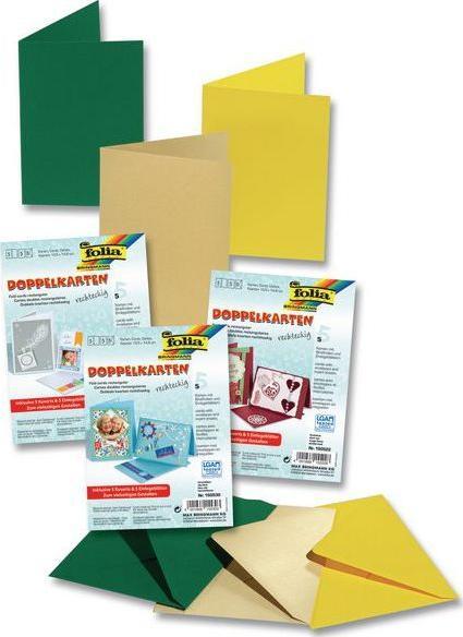 Immagine prodotto Folia Carte doppie rettangolari 220 g/m2 (220 g/m², 5x)