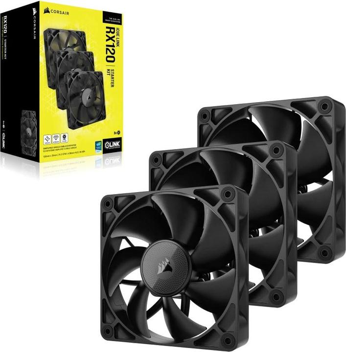 Actual product image Corsair iCUE LINK RX120 (120 mm, 3x)