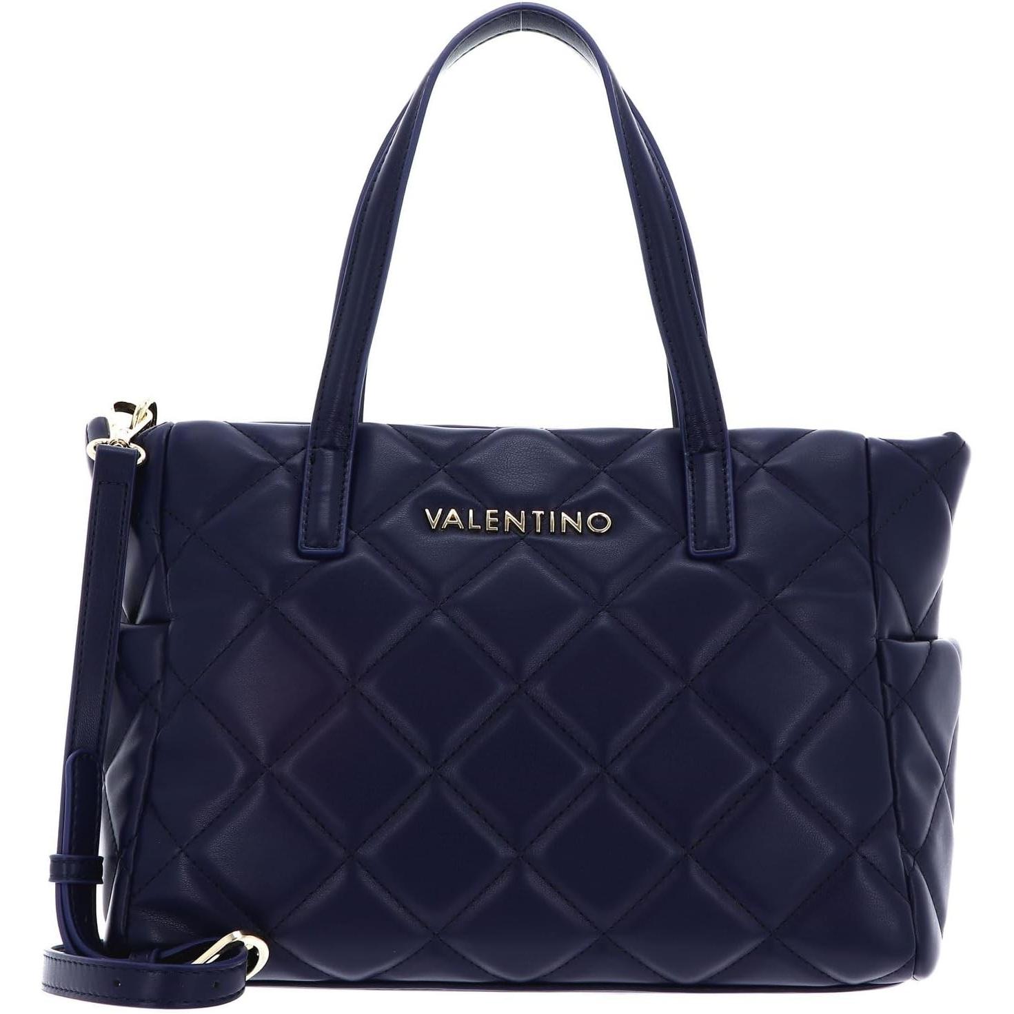 Valentino, Donne, Borsa, Ocarina Shopping Bag Blu, Blu