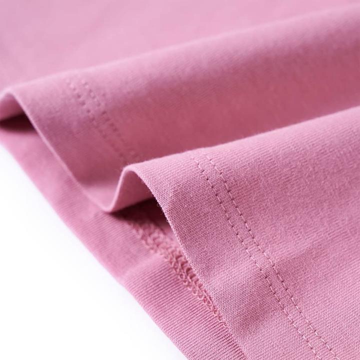 Immagine prodotto vidaXL Camicia da bambino a maniche lunghe rosa scuro 104,Materiale: 95% cotone (104)