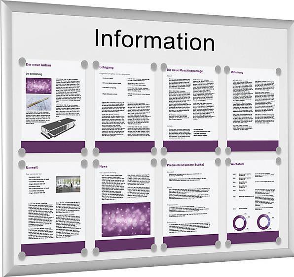 Actual product image Schaar-Design Notice board (Combination board, 76.5 x 99 cm)