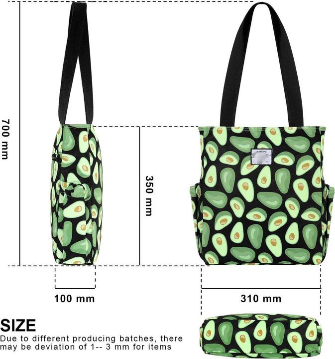 Produktbild Only-Bags.Store Modische Handtasche mit Reissverschluss lässige Umhängetasche Umhängetasche Grosse Einkaufstasche