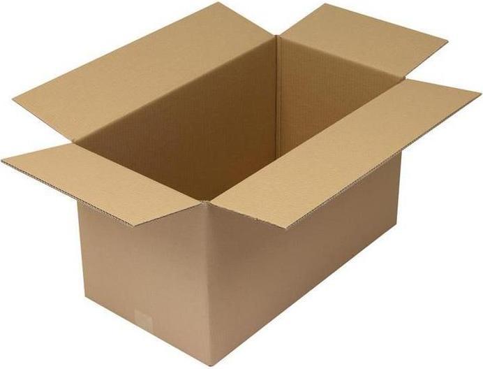Actual product image Transpak Folding carton 2-wall dimensions 650x350x370mm quality 2.35BC brown brown (20x)