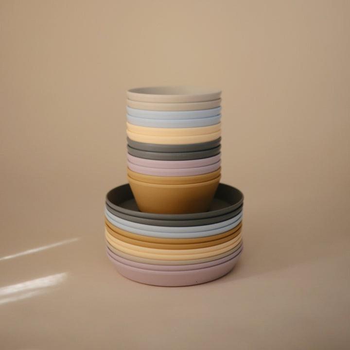 Actual product image Mushie Bowl Round Soft Lilac