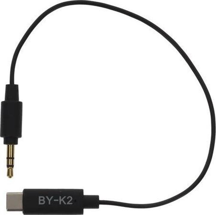 Produktbild Boya Universal Adapter BY-K2 3.5mm TRS To USB-C (0.20 m)