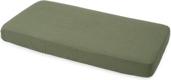 Immagine prodotto little unicorn Lenzuolo per culla in mussola di cotone - Felce