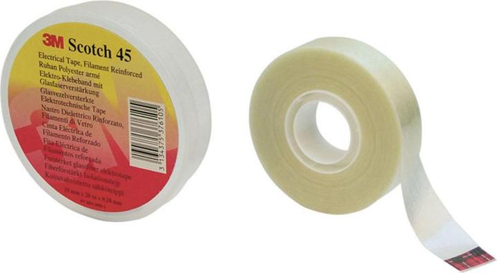 Image du produit 3M Ruban en polyester renforcé de fibres de verre Scotch 45, 19 mm x 20 m (19 mm)