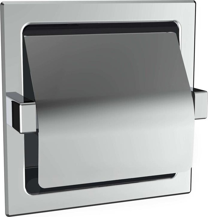 Image du produit Emco Support papier encastrable SYSTEM 2 avec couvercle chromé