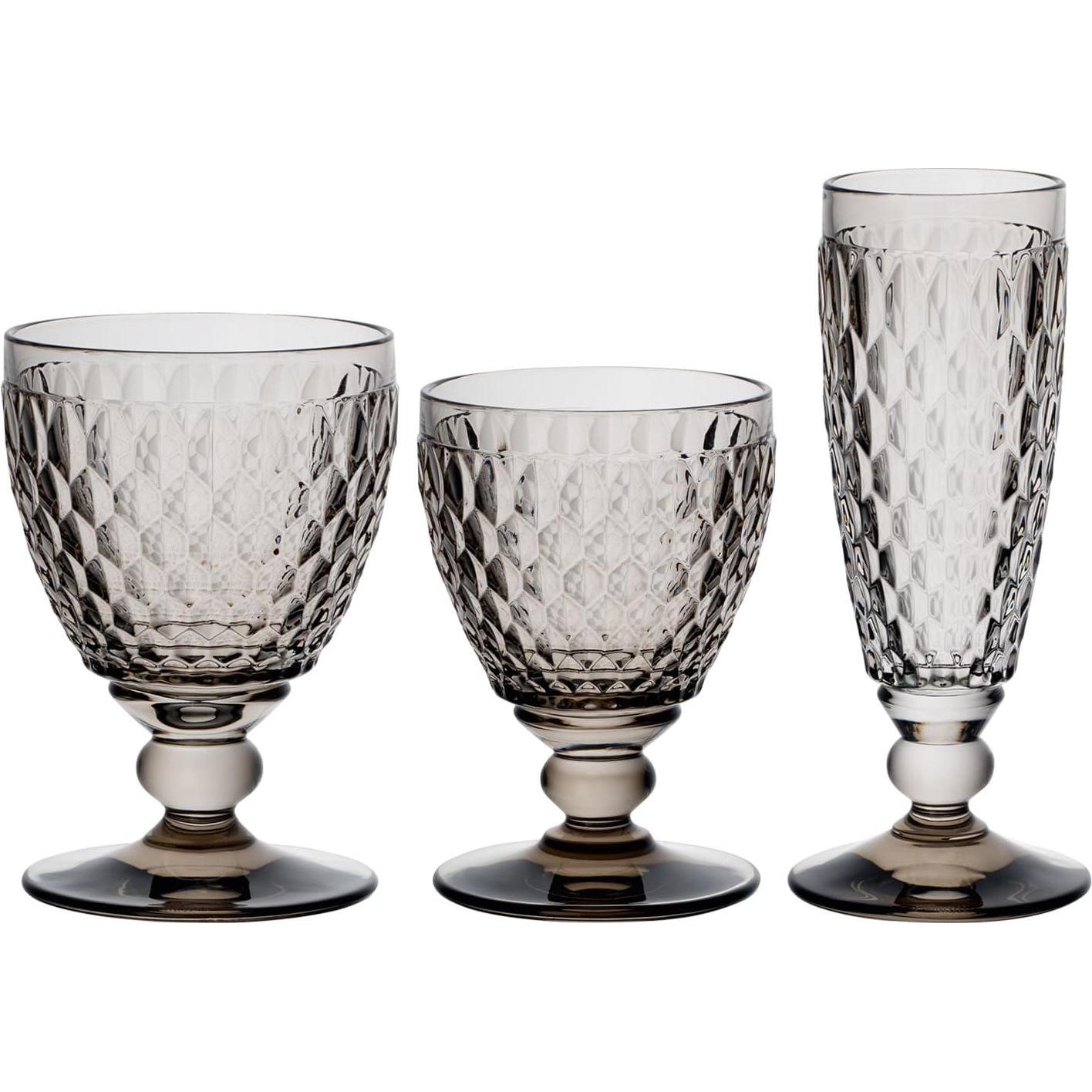 Villeroy & Boch Wein- & Sektgläser Boston Coloured, Weingläser, Grau