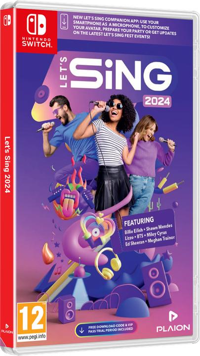 Image du produit Plaion Let's Sing 2024 International Version (Switch, DE)