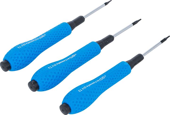 Immagine prodotto BGS Gioco di precisione con profilo a T (per Torx) T4 / T5 / T6 | 3 pezzi (Torx (TX), Set)