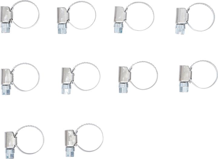 Actual product image BGS Hose Clamps Stainless 12 x 20 mm 10 pcs. (Hose clamp, 20 mm)