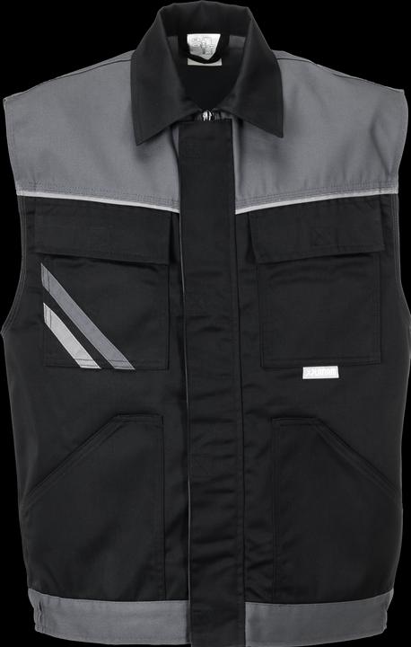 Planam Weste schwarz/schiefer/zink S M (M)