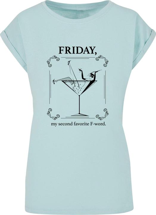 Actual product image Mister Tee Ladies F-Word Extended Shoulder Tee - 125199 (XL)