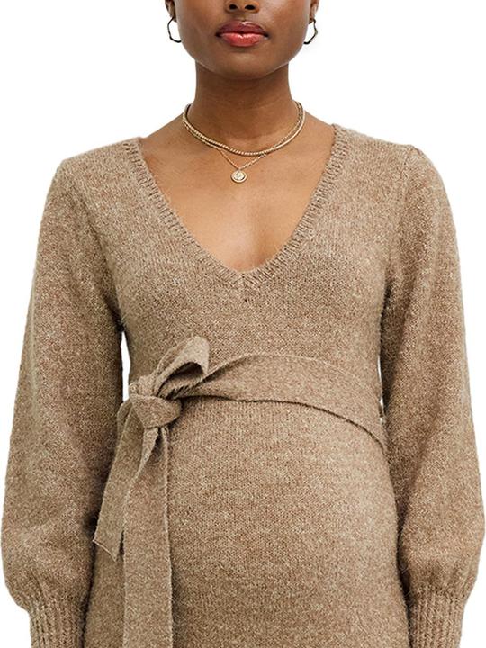 Image du produit Vertbaudet Umstands-Maxikleid aus meliertem Strick (42)