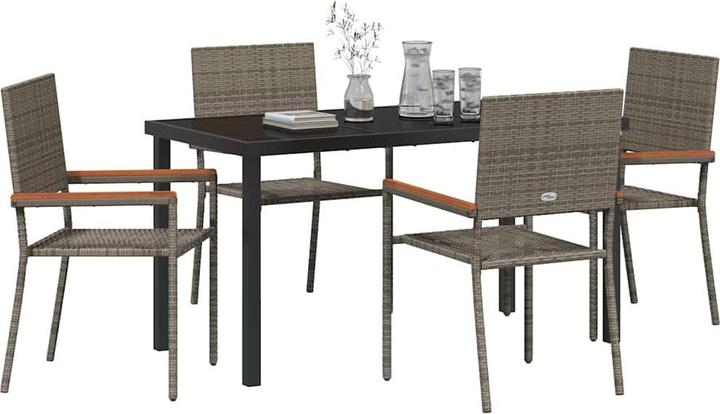 Actual product image vidaXL Garden dining set (140 x 70 x 73 cm)