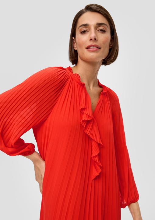 Produktbild S.Oliver Kleid Plissiertes Kleid aus Chiffon (36)