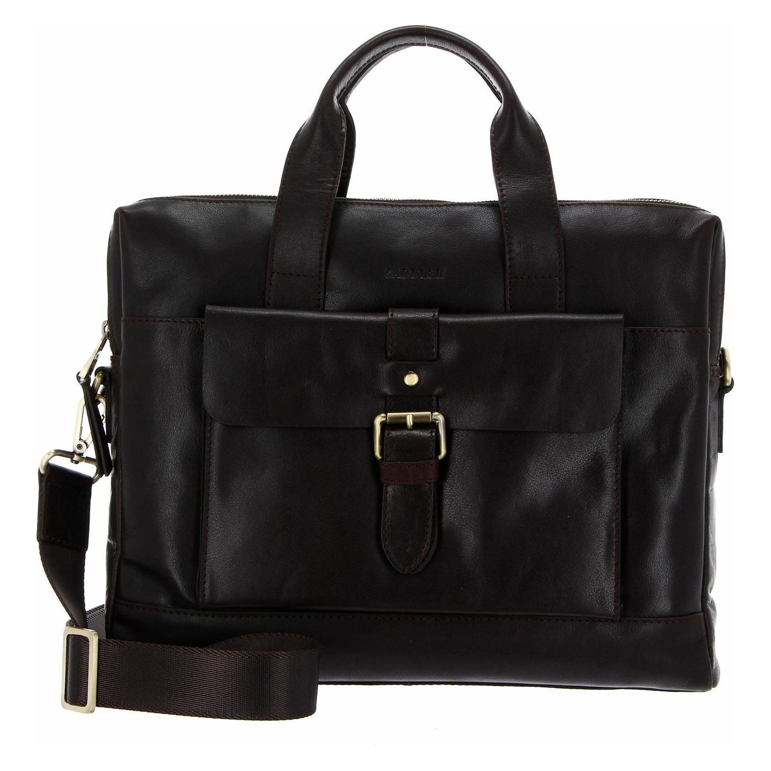 Saddler Adam Computer Bag (15.60"), Notebooktasche, Braun
