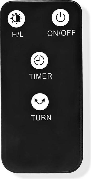 Actual product image Nedis SmartLife patio heater | Wi-Fi | 1200 W | 2 heat settings | oscillation | trip protection (1200 W)