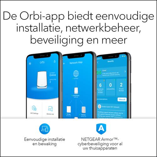 Produktbild Netgear Orbi WiFi 6 Mesh System AX6000 (RBK852)
